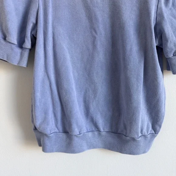 Anthropologie T.la Periwinkle Puff Sleeve Pullover Size Medium - Picture 6 of 8